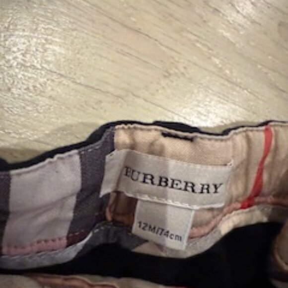 Burberry Baby Pants – 12 Months (Black) - Picture 6 of 9